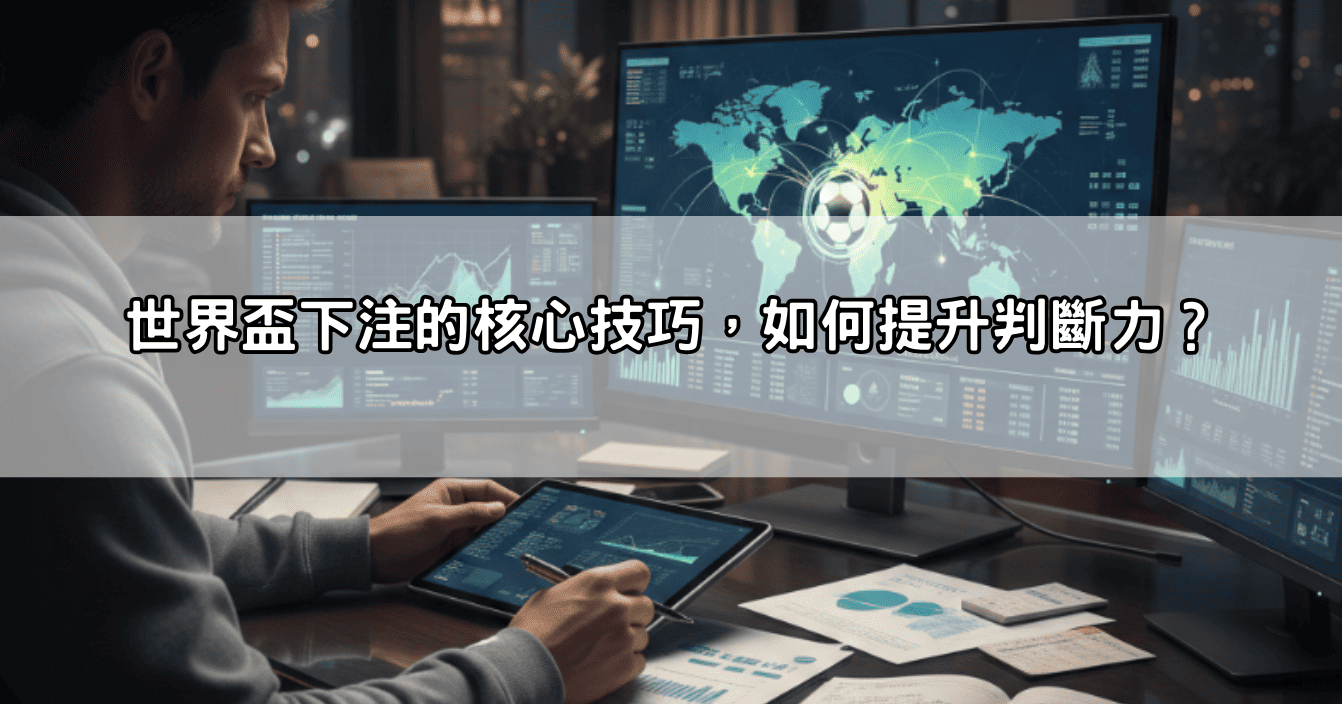 世界盃下注的核心技巧，如何提升判斷力？